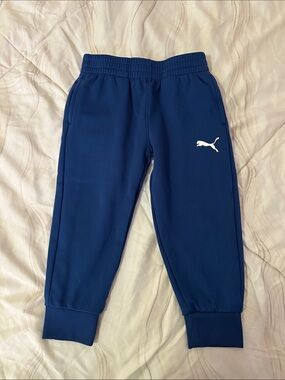 PUMA Kids Jogger Sweatpants with White Logo